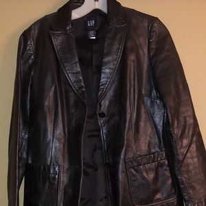 GAP Leather Blazer
